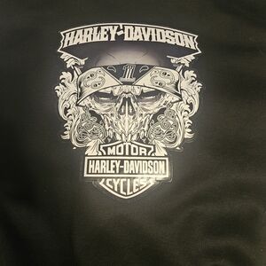 Harley-Davidson Black and Grey Sherpa Lined Jacket